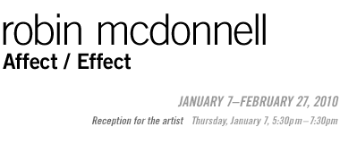 Robin McDonnell: Affect / Effect