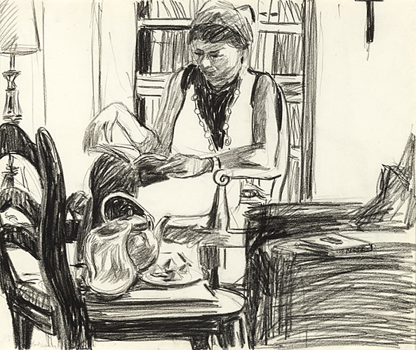 Paul Wonner, Woman Reading, 1963–64