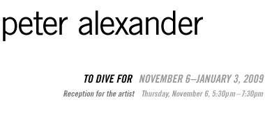 Peter Alexander: To Dive For